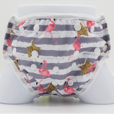 China New Design Toddler Cloth Diaper Baby Swim Printed Modern Reusable Waterproof Diapers for Kids for sale