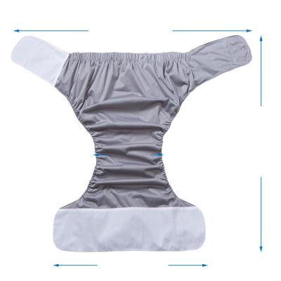 China Plain Weave Cloth M L Diaper Nappy Ultra Reusable Adult Diapers Washable Adult Incontinence Adjustable Absorbent Diaper for sale