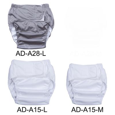 China 2022 Waterproof Plain Weave And Pad Reusable Elderly Incontinence Cloth Adult Diaper Diaper for sale