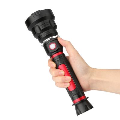 China High Powerful Emergency Ignition Led Flashlight Rechargeable Flashlight For Camping for sale