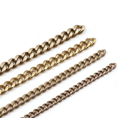 China OtherAccessories pure copper chain clothing jewelry silver brass cloth chain shoe/bag/bag with retro chain bracelet pants DIY hardware accessories for clothing for sale