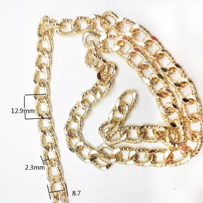 China Jewelry findings Yiwu hongchao factory direct sale suitcase accessories, unique clothing shoes and hats accessories, metal chain shiny 2.3mm fur for sale