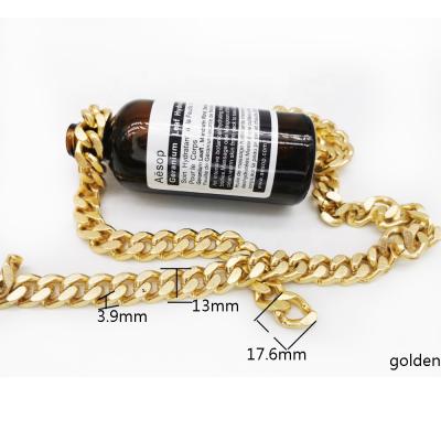 China Bag chain Yiwu hongchao factory direct hardware chain thicken link chain aluminum for bags bag making accessories for sale