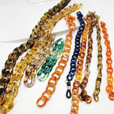 China Green Acrylic Glass Waist Chain Various Colors Waist Chain Lanyard Shoes Hat Non-fading Accessories for sale