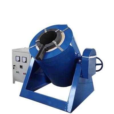 China 6KW Blue 10kg Aluminum Melting Furnace Gold Silver Melting Machine for sale