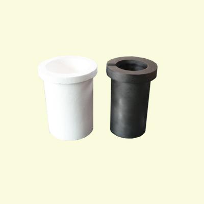 China Small Black Refractory Graphite Crucible for sale