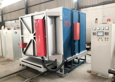 China 1300 Degree Heat Treatment Furnace Trolley Type Electric Heat Furnace For Tempering for sale