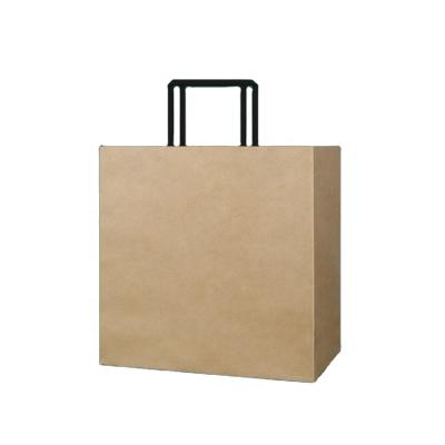 China Biodegradable Customized Brown Kraft Paper Bag, Printed With Logo Printing, Luxury Gift Clothes And Shoes Outer Packaging Shopping Paper Bag for sale