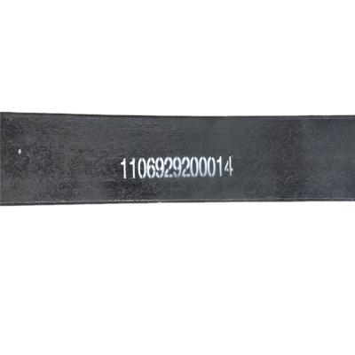 China Leaf spring 1106929200014-1 Foton ollion spare parts truck spare parts front leaf spring (first piece) for sale