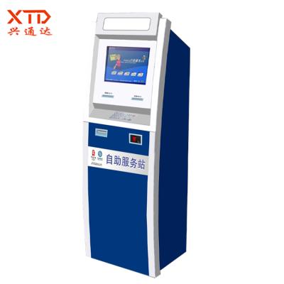 China Telecom Card Vending Machine Card Printer Dispenser Payment Terminal POS Machine Cash Or Outdoor Coin Module Kiosk for sale