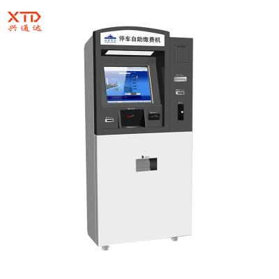 China Outdoor Automatic ATM Machine Payment Support Multilingual Kiosk With Smart Car Parking Management System for sale