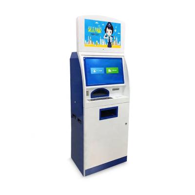 China Indoor Multi Function Card Dispenser Kiosk with Pass Port Scanning, ID Card Scanning, Card Issuing Function for sale