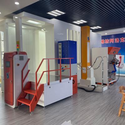 China Big-cyclone recovery quick color change powder room Full Automatic Powder Coating Line Machine Equipment for sale