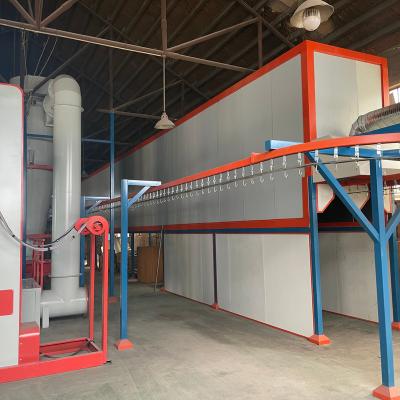 China Building Material Shops Shelf coating line Electrostatic powder spraying equipment   Spraying equipment Surface spray treatment for sale