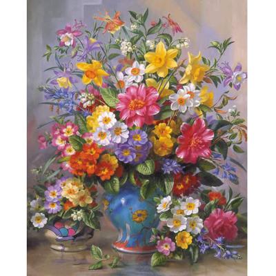 China Hot Selling Impressionist 5D Diamond Painting Flower Diomand Art Kits for sale