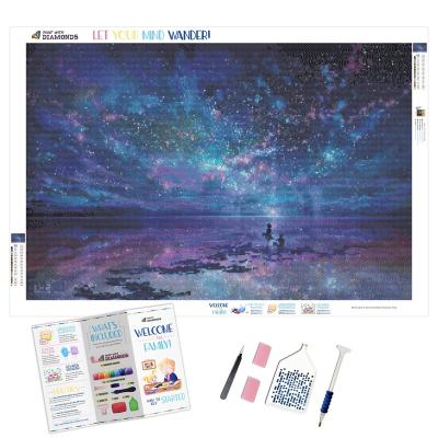 China modern SOULMATES starry sky 5d diamond painting home decoration hot sale painting for sale