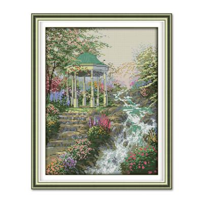 China DIY Chinese Characteristic Stitch Strong River Water Landscape Embroidered Cross Stitch Embroidery Cross Stitch Kit for sale