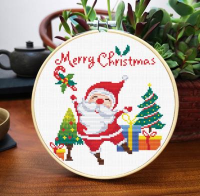 China Newest Cross Stitch 14ct Chinese Characteristics Small Hanging Picture Embroidery Simple Beginners DIY Novice Embroidery Manual Kit for sale