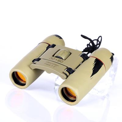 China 30x60 Mini Small Compact Binoculars Telescope Portable Pocket Foldable Binoculars For Bird Watching Waterproof 10.3*9.5*4 for sale