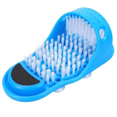 China Magic Body Foot Scrubber Feet Remover Joint Brush for Spas Massage, Shower Floor Slipper for Exfoliating Cleaning Foot 1 Pair for sale