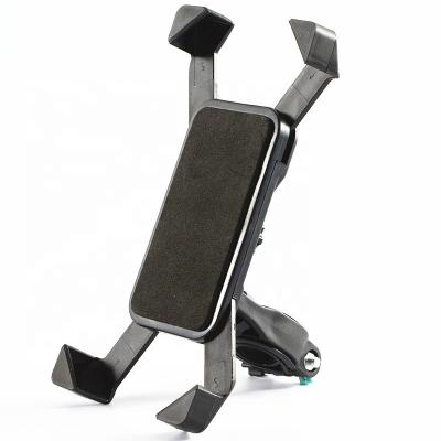 China Adjustable Universal Motorcycle Bike Bicycle Handlebar Mount Holder For Mobile Phone GPS Holder Mechanical Bracket for sale