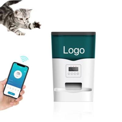 China Cat Feeder App Control Smart Auto Automatic Pet Feeder Automatic Pet Food Dispenser for Cats Chases Small Pet for sale