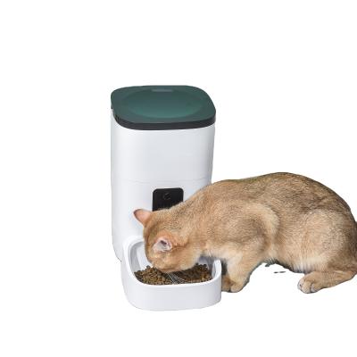 China Smart Cat Feeder 4L 6L 7L 9L Large Capacity Automatic Smart Pet Automatic Feeder With 10 Seconds Voice Record Function for sale