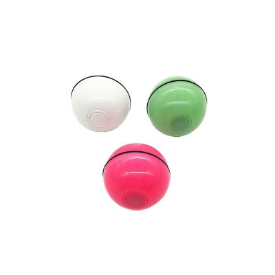 China 2021 Hot Sale Automatic Pet Toy Funny USB Cat Interactive Toy Ball With Accountable Led Lights for sale