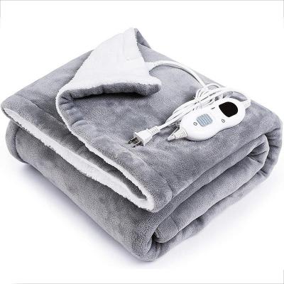 China Amazon Hot Selling Soft And Warm Electric Heated Blanket 120w Guangdong Shenzhen Electric Blanket For Winter for sale