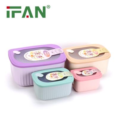 China 4pcs / Freshness Preservation Set Air Tight Storage Containers Plastic Food Storage Containers Storage Container Houses for sale