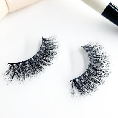 China Glitter & Seller's Natural Silk Eyelashes 3D Large Mink Brazilian Wispy Cross False Whole Handmade The Shimmery for sale