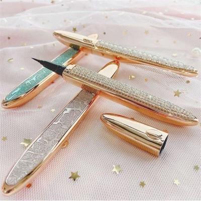 China Custom Color Lash Eyeliner Glue Pen Private Label Vegan Eyeliner Waterproof Rose Gold Magic Adhesive Lashglue for sale