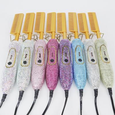 China Household Hair Straightener Brush Comb Hair Straightener Sweep Fast Hair Straightener Styling Electric Comb for sale