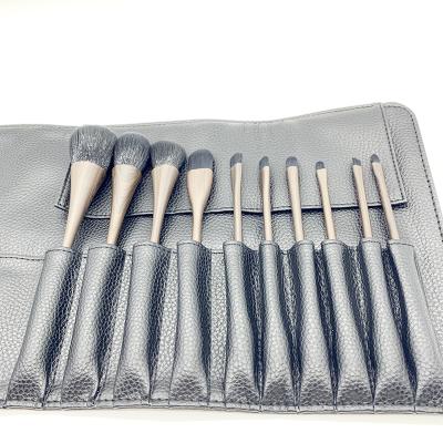 China Angular Blush Private Label Wholesale High Quality Cheap Vegan Makeup Brushes Luxury Packaging for sale