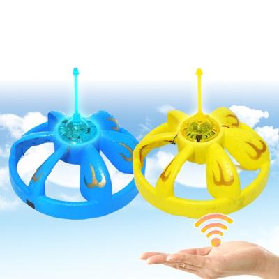 China With LED Lights Flying ufoToys RC Toy For Kids Boys Girls Gifts Rechargeable Light Up Ball Drone Infrared Induction Helicopter for sale