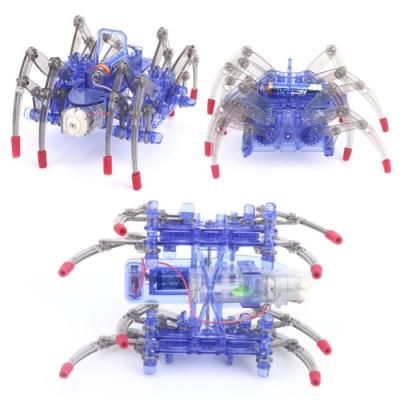 China 2020 RC hobby kids toy children's educational creative thinking ability electric crawling diy spider for sale