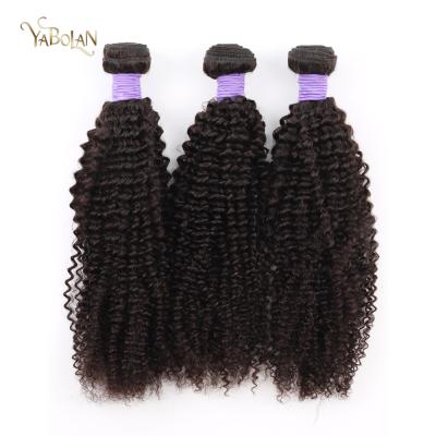 China Good Quality Kinky Curly Raw Hair Made in China Top Quality Black Hair Bundle Natural Raw Hair Kinky Curly Hair for sale