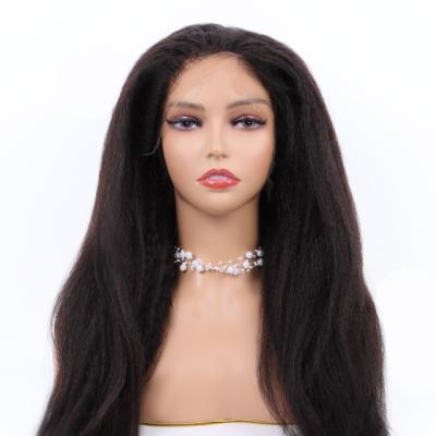 China Natural Straight Human Hair Lace Front Wigs Remy Virgin Hair 100% Regular High Quality Straight Curly 13x4 Lace Frontal Wig Wholesale for sale