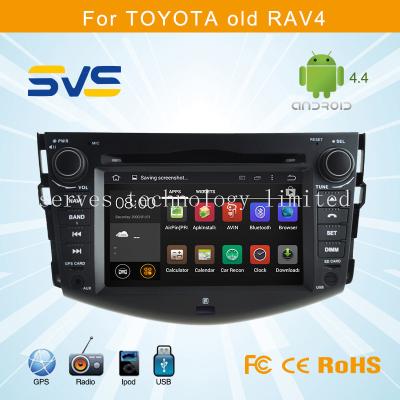 China Android 4.4 car dvd player for Toyota RAV4 with  GPS Bluetooth DVD USB SD 7