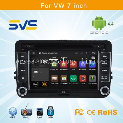 China Android 4.4 car dvd player for VW 7 inch/ Volkswagen sagitar/passat B6/polo with GPS audio for sale