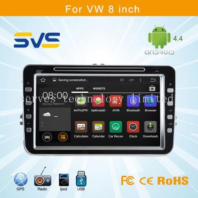 China Android 4.4 car dvd player for VW 8 inch/ Volkswagen sagitar/passat B6/polo GPS navigation for sale