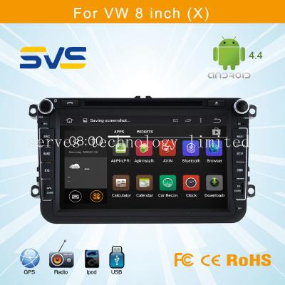 China Android car dvd player for 8 inch knob VW/Volkswagen sagitar/passat B6/polo GPS navigation for sale