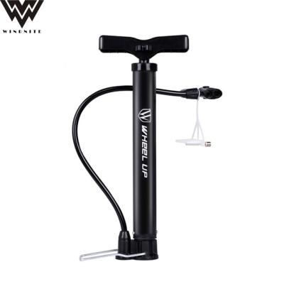 China 120PSI Aluminum Alloy/Alloy Mini Portable Bicycle Pump AV/FV Compressor Bike Aluminum Outdoor Recycling Inflator for sale