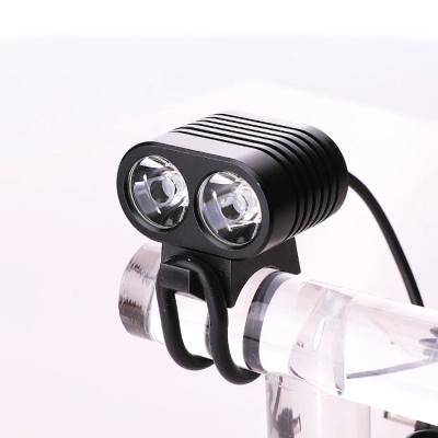 China Aircraft Aluminum Alloy 2200LM Rechargeable Bicycle Gopro Lamp Mounted Bike Bicycle Handlebar Light for sale