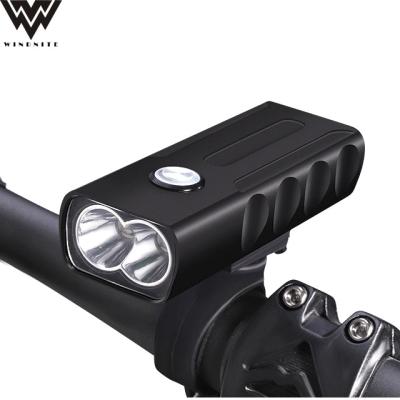 China Aircraft Aluminum Alloy BX2 1000 Lumens Bicycle Front Light USB Rechargeable Bike Handlebar Headlight for sale