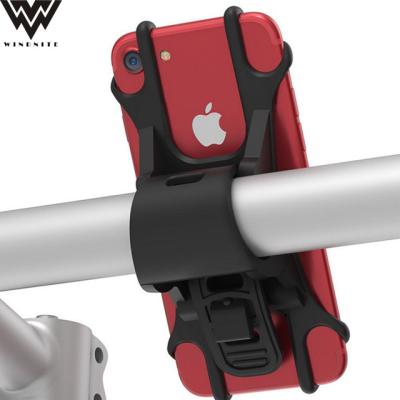 China Rubber Elastic Bike Accessories Bike Phone Mount Bike Cell Phone Holder For Bicycle for sale