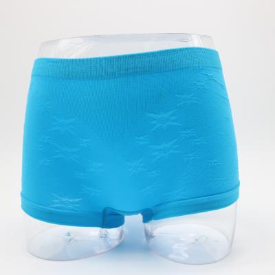 China Solid Color Women's Breathable Elastic Yoga Boyshort Basic Comfortable Breathable Sexy Boyshort for sale