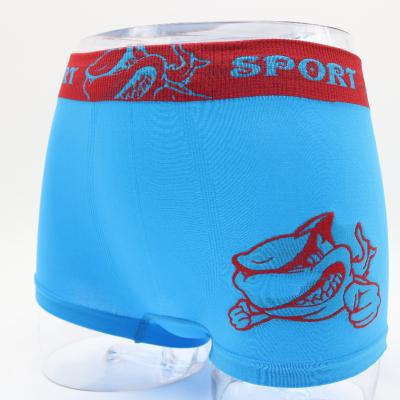 China New Customized Sweat-absorbent Children's Underwear Stretch Seamless Boys Breathable Underwear QUICK DRY Patterned Boy's Underwear for sale