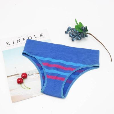 China Breathable Factory Custom And Quick-Drying Underwear Stripe Seamless Underwear Stretch Underwear for sale