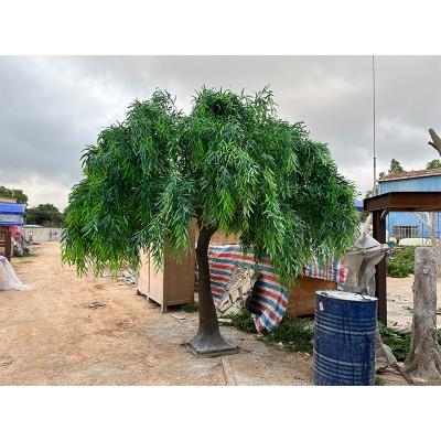 China New Style Beautiful Colorful Artificial Tree Fake Willow Be Widely Home Artificial Weeping Willow For Fake Plants Indoor Decor for sale